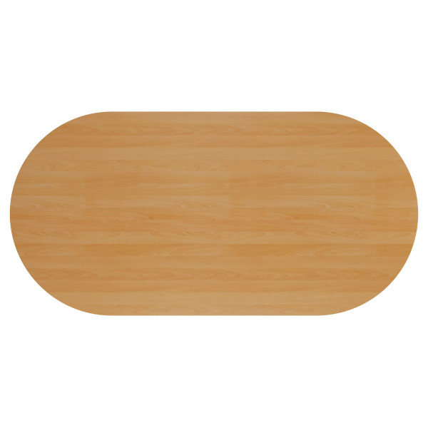 Olton Large Slab Leg Boardroom Meeting Table